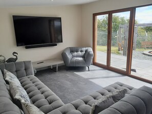 Apartment | Living area | TV - Furness View Barn Retreat (Dalton-in-Furness)