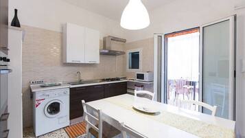 Apartamento premium, para não fumantes, vista para a cidade | Cozinha privada