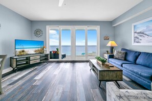 Condo, 1 King Bed with Sofa bed (Laketown Wharf 1902) | Living area - Laketown Wharf 1902 (Panama City Beach)