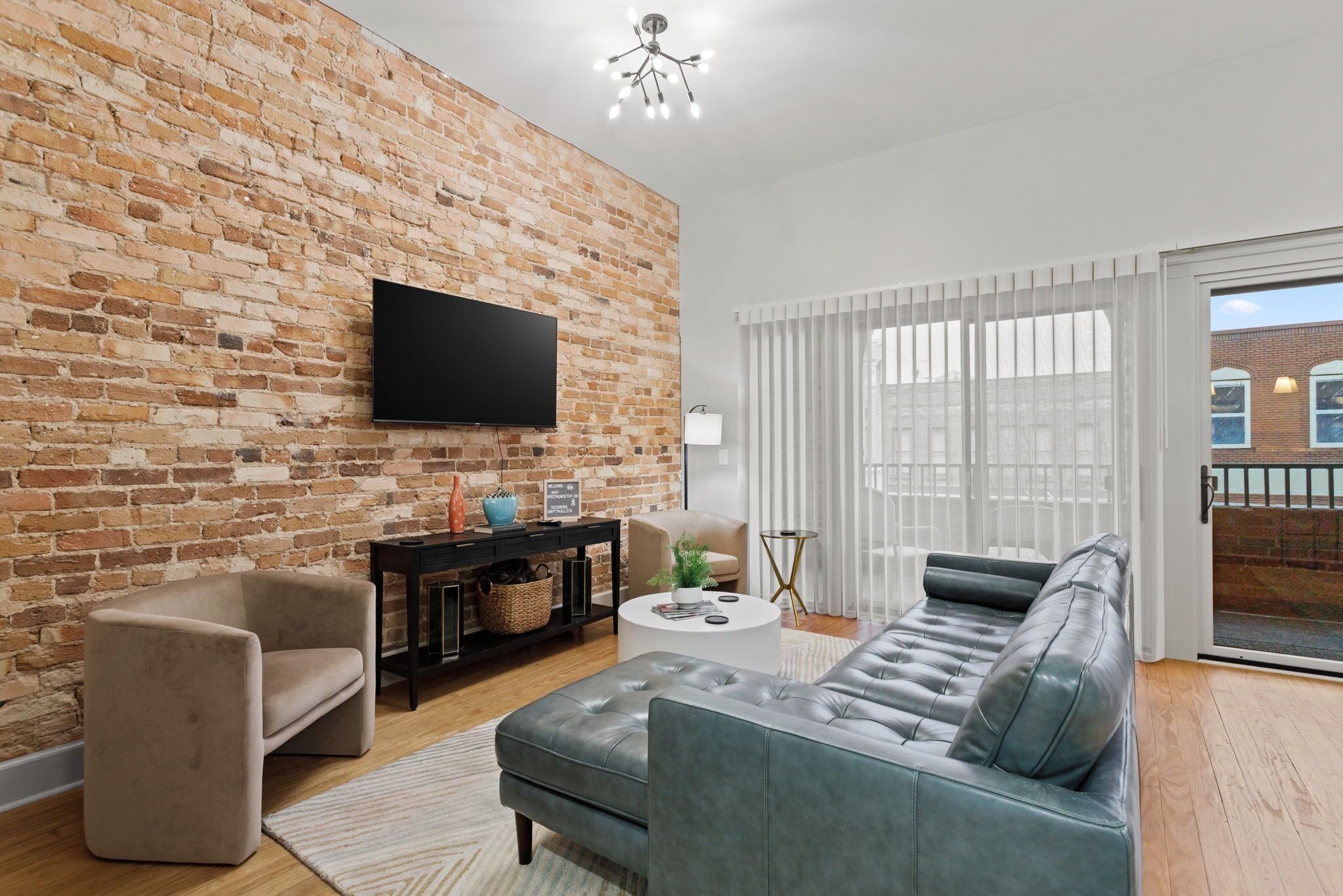 Stylish City Apartment B with Patio