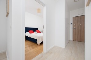 1 غرفة نوم وملاءات أسرّة