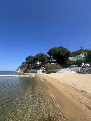 Privatstrand in der Nähe