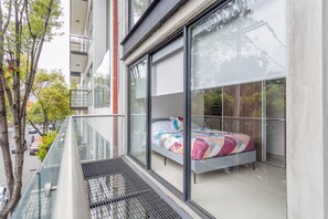 Exclusive Apartment, 2 Bedrooms, Balcony, City View | Balcony - Modern Loft Terrace and roofgarden (Mexico City)