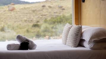 2 bedrooms, desk, travel crib, free WiFi