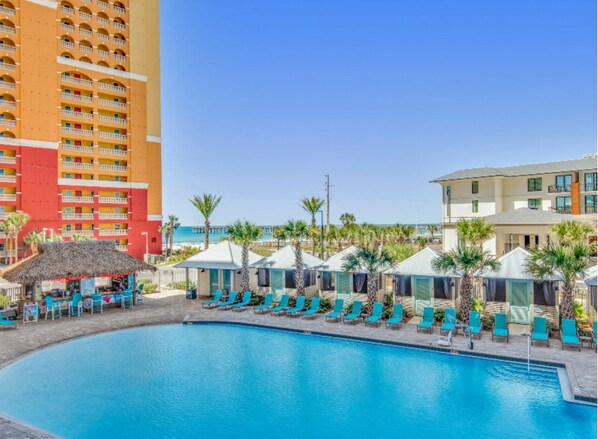 Et oppvarmet basseng