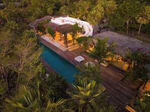 Majoituspaikan julkisivu