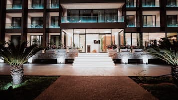 Majoituspaikan julkisivu