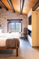 Sábanas de algodón egipcio, ropa de cama de alta calidad y minibar 