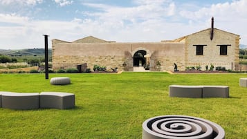 Majoituspaikan julkisivu