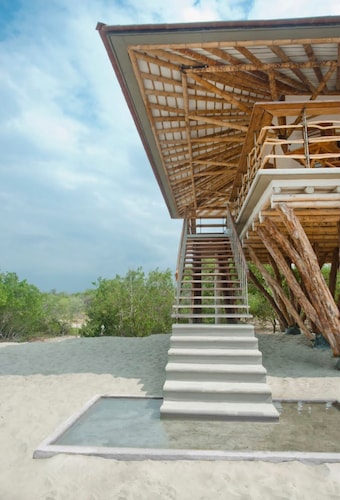 Cabaña de Lujo Frente al Mar, en Playa Privada