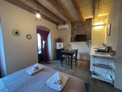 The room in the ancient village