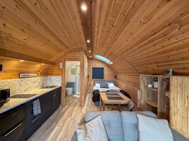 小屋, 独立浴室, 湖景 | 酒廊