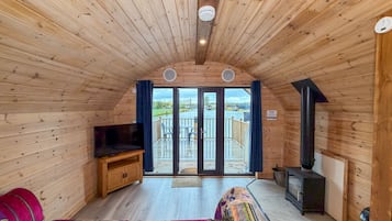 Cabana, amb bany privat, vistes al llac | Entrada de l'allotjament