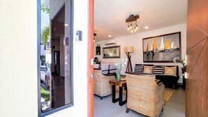 Deluxe House, 3 Bedrooms, Non Smoking, Patio | Living area - Stunning Family House 5 Min From Beach (Nuevo Nayarit)