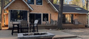 Private boat dock with easy access to Torch Lake sandbar! 