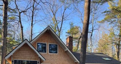 Private boat dock with easy access to Torch Lake sandbar!