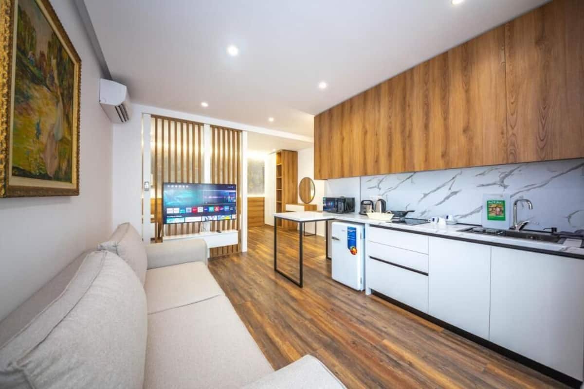 Red Vip Premium Studio | 1 bedroom, blackout drapes, free WiFi