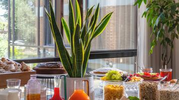 Morgenmadsbuffet hver dag mod et gebyr