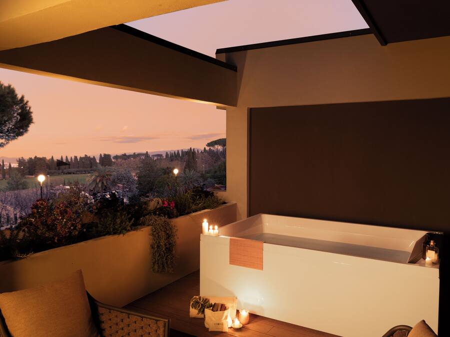 Suite romántica, hidromasaje | Vista desde la habitación