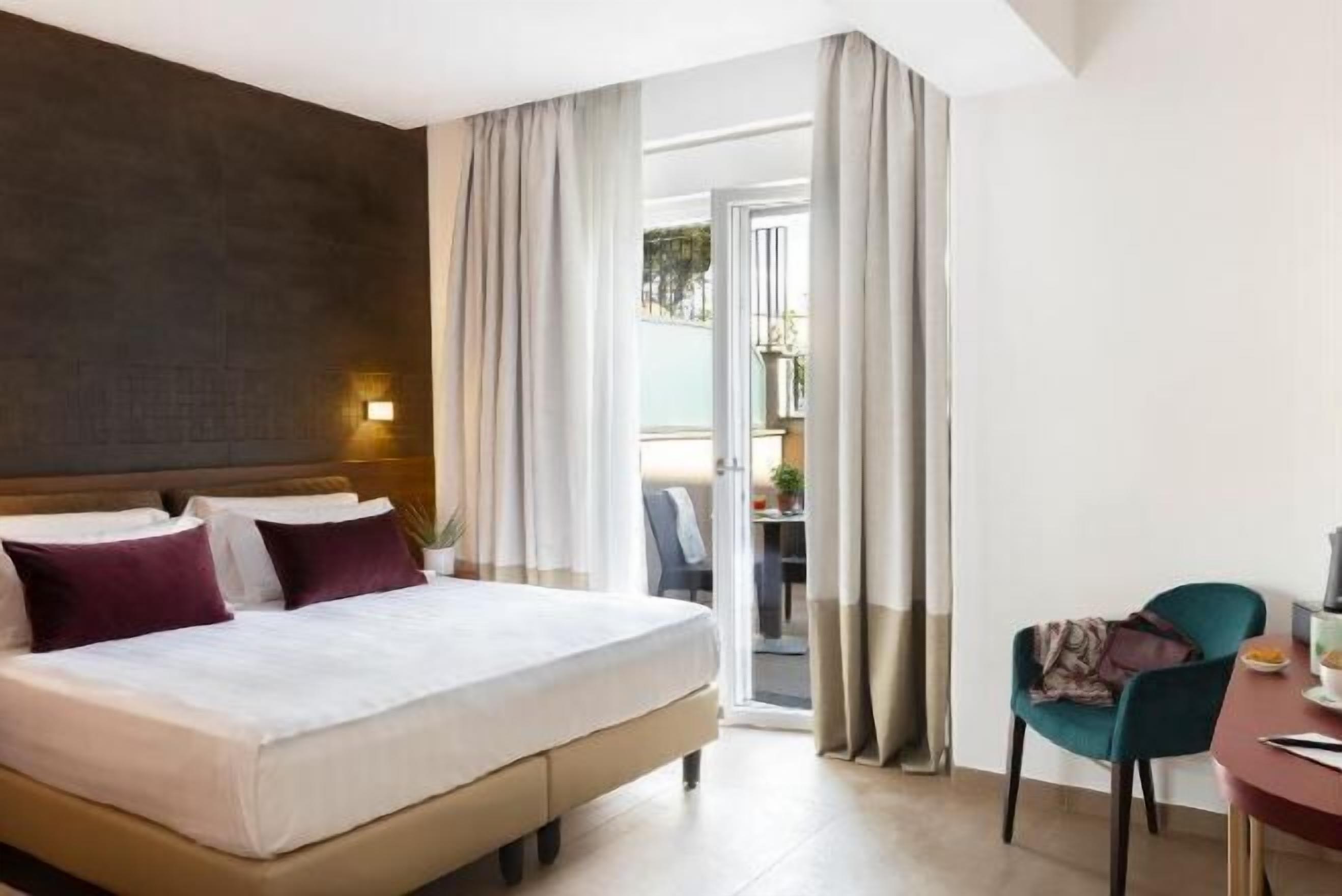 Premium bedding, down comforters, memory foam beds, in-room safe