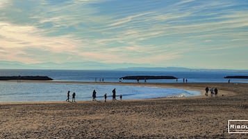On the beach