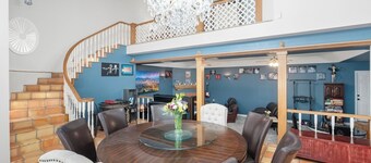 Half Acre Spacious 5-bedroom 4 bath farmhouse with WiFi, AC in Phoenix with pool