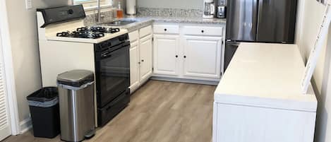 Microwave, oven, stovetop