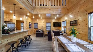 Interior - Newly built Luxury cabin with a Game Room, Private Indoor Pool, Hot Tub, Theater (Gatlinburg)