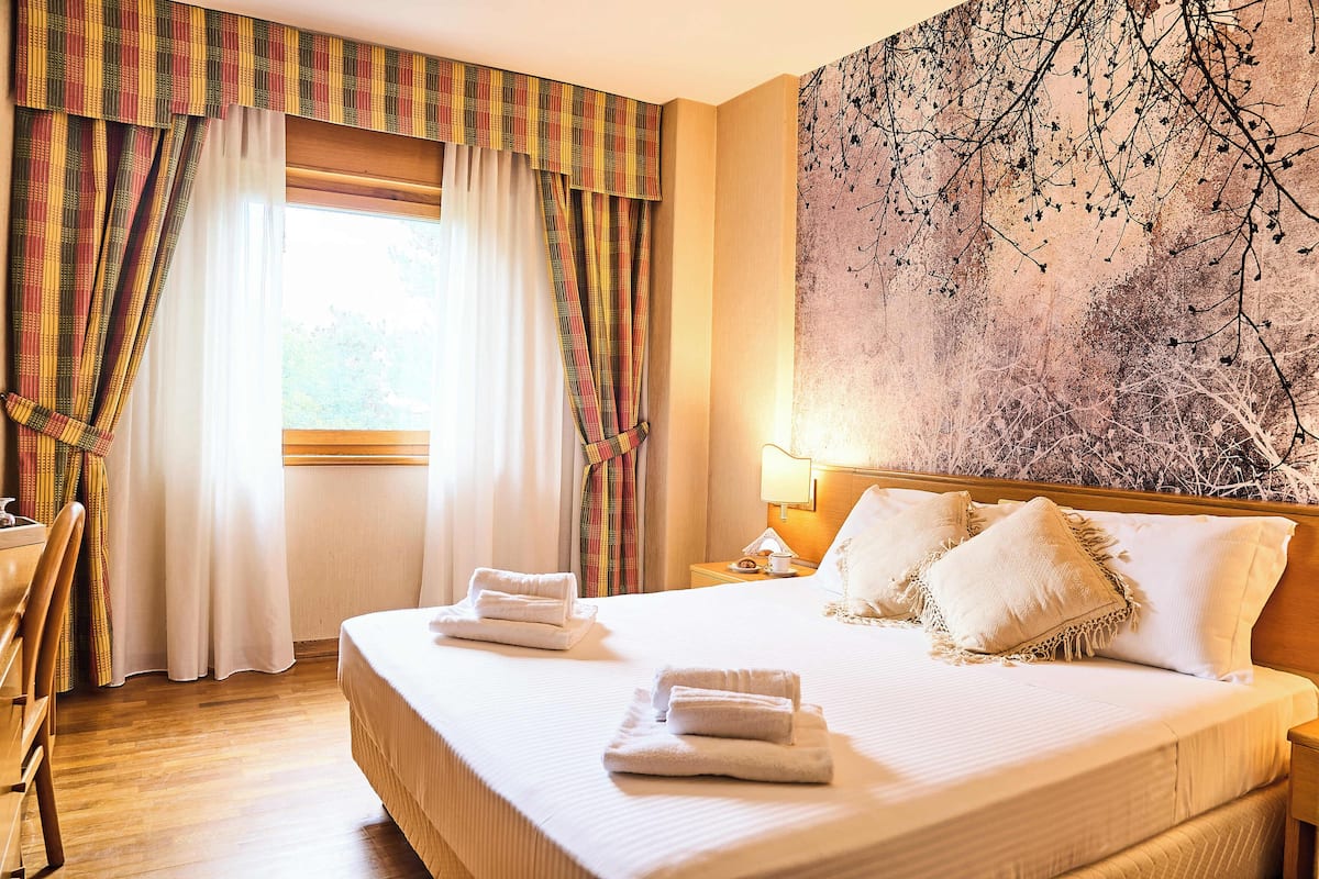 Deluxe-Doppel- oder -Zweibettzimmer | Zimmersafe, Verdunkelungsvorhänge, Bügeleisen/Bügelbrett