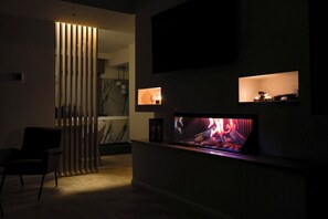 Chambre Luxe, 1 lit double, bain à remous