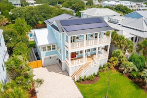 Exterior - Beach Access Directly Across Street! Ocean view, Private Pool, Hot Tub, Luxe New Construction (Isle Of Palms)