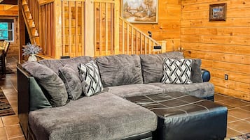 Smart TV, chimenea, videojuegos y libros