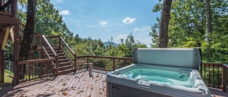 Bain à remous extérieur