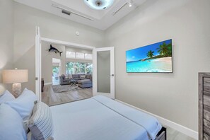 5 soverom, strykejern/-brett, wi-fi (inkludert) og sengetøy