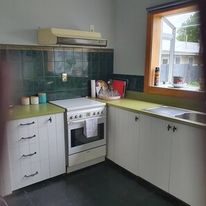 Microwave, oven, electric kettle, blender