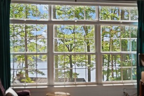 Interior - Waterview 2-bedroom cabin on Sunrise Lake in Le Roy with lake and WiFi access. (LeRoy)