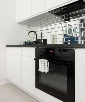 Fridge, oven, stovetop, coffee/tea maker - Plac Politechniki Cosy Studio (Warszawa)