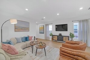 Smart TV, table football, books