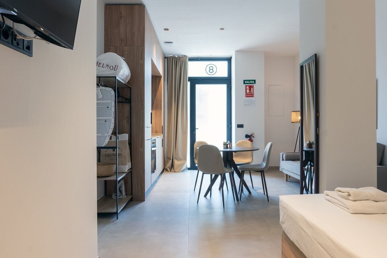 Desk, iron/ironing board, travel crib, WiFi