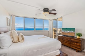 1 bedroom, iron/ironing board, free WiFi, bed sheets - OceanFront 1BR, Stunning Views Pool AC-Royal Kahana 909 (Lahaina)