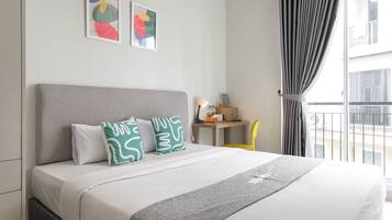 Chambre Double Deluxe | Wi-Fi gratuit, draps fournis