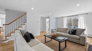 TV, fireplace, table tennis