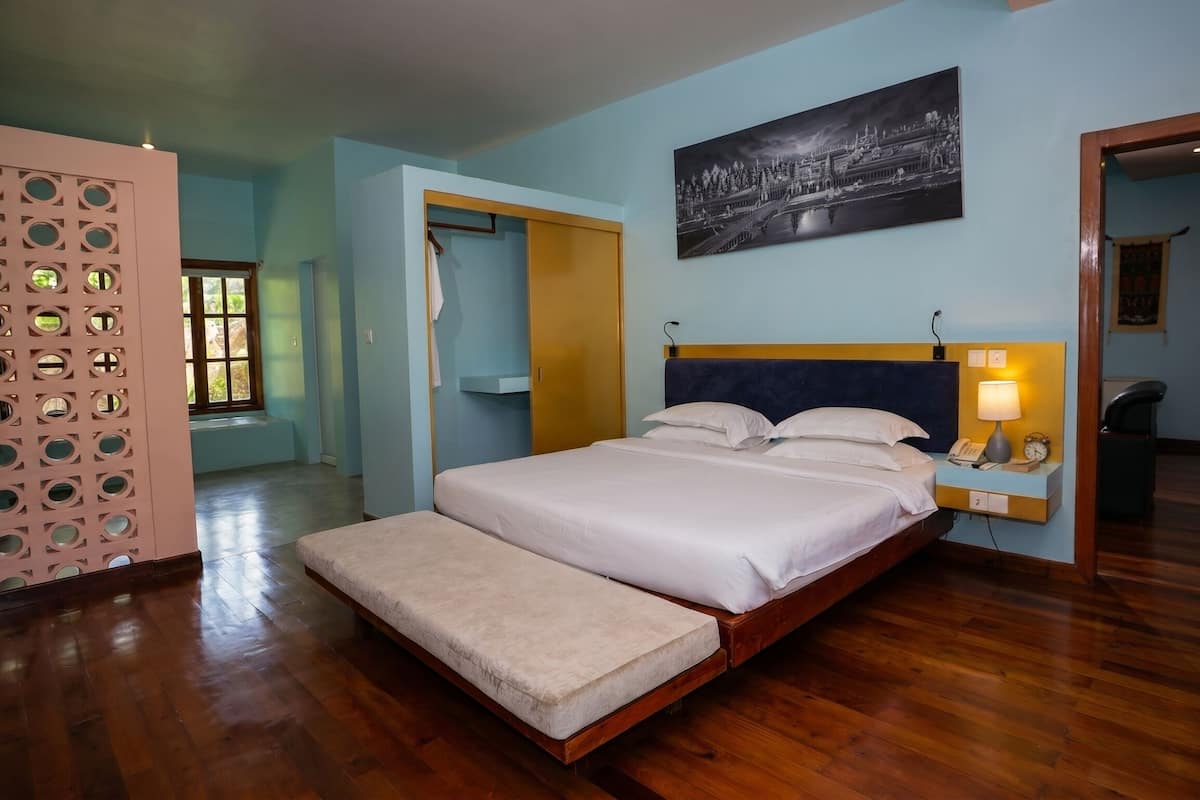 Family Twin Room, Pool View | Free WiFi, bed sheets