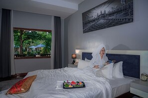 Villa Deluxe, vue piscine | Wi-Fi gratuit, draps fournis
