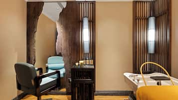 Salas de tratamiento para parejas, sauna y baño de vapor