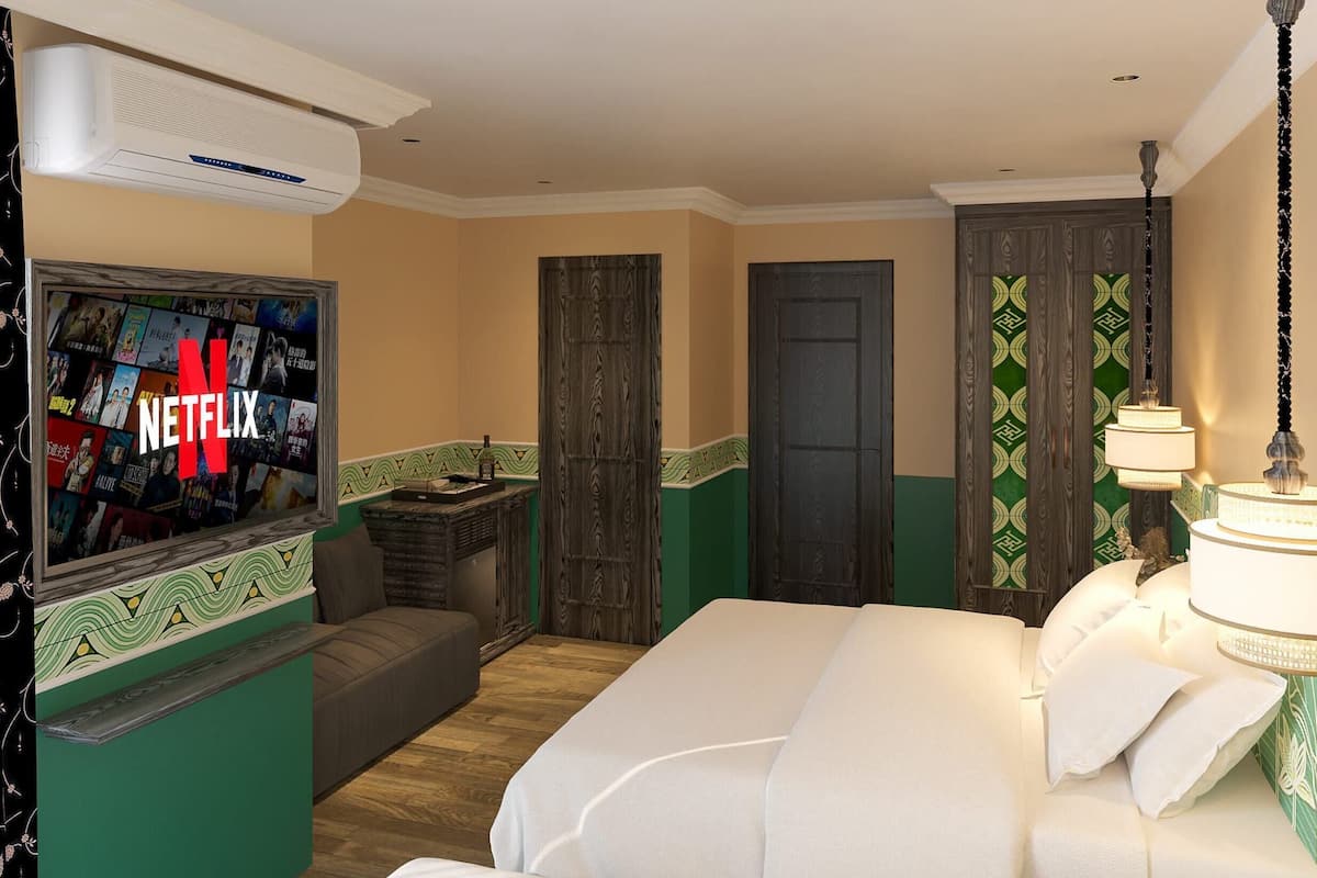 1 habitación, sábanas italianas Frette y ropa de cama de alta calidad