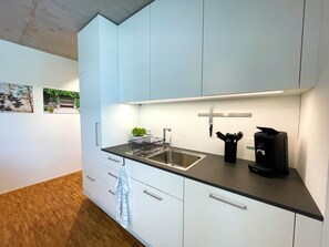 Kühlschrank, Ofen, Herdplatte, Geschirrspüler