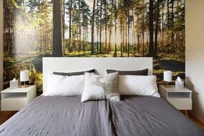 1 Schlafzimmer, kostenloses WLAN, Bettwäsche