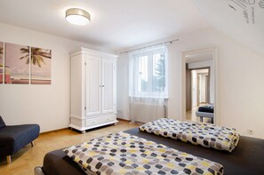 1 makuuhuone, ilmainen Wi-Fi, vuodevaatteet