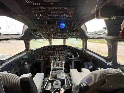 Epic DC-9 Airplane House: Sauna, Wing Deck & Cockpit